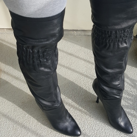 Aldo Over the Knee Leather Boots - Picture 2 of 3